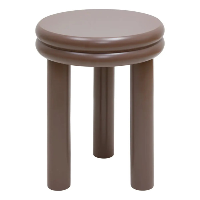 Table d'appoint Plump ronde D.40cm gris