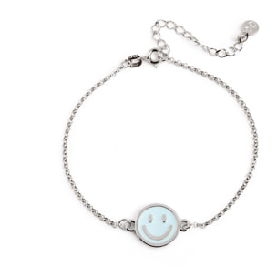 Pulsera Smiley Sky Enamel