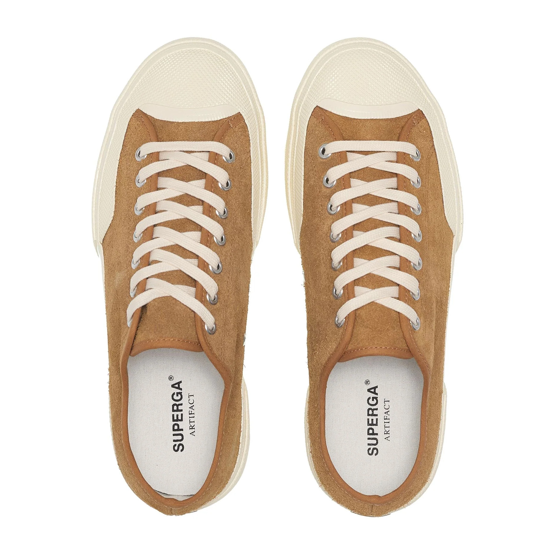 Superga - Uomo Donna Bianco - 2432 WORKS HAIRY SUEDE