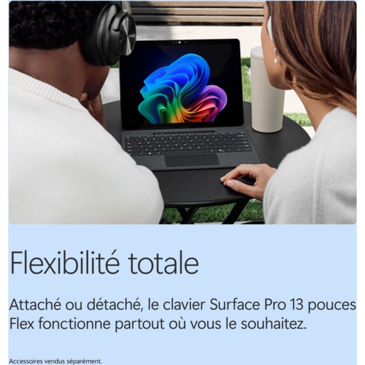 PC Hybride MICROSOFT SURFACE PRO 12e 13" Tactile Snapdragon X2 plus 16 Go RAM LPDDR5x SSD 512 Go Copilot+PC
