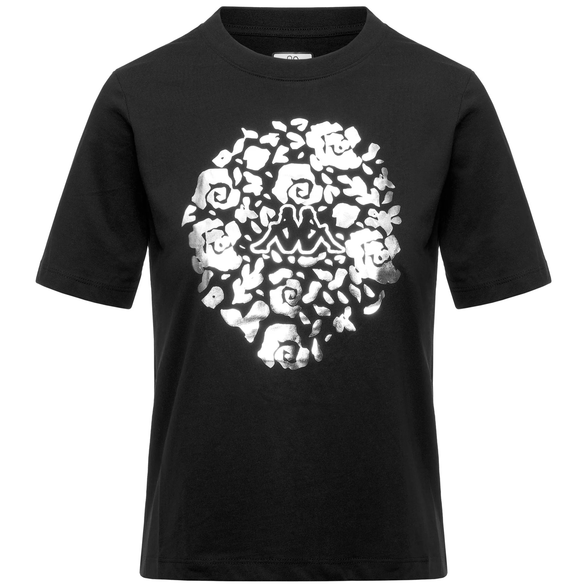 Kappa - T-Shirts & Top Donna Nero - Logo Ine