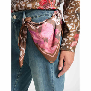 Elena Mirò - Jeans 5 tasche regular, "Rose" - Azzurro