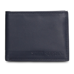 Portafoglio uomo in vera pelle - Modello Eldrin Prime - Casual - 12.5 x 9.5 x 2.0 cm