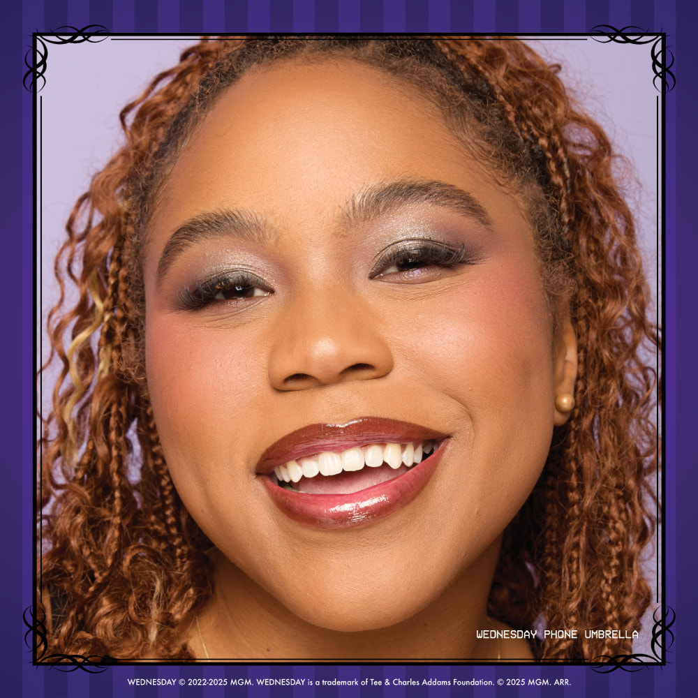 NYX Professional Makeup x Mercredi, Mini Parapluie pour Téléphone, Accessoire