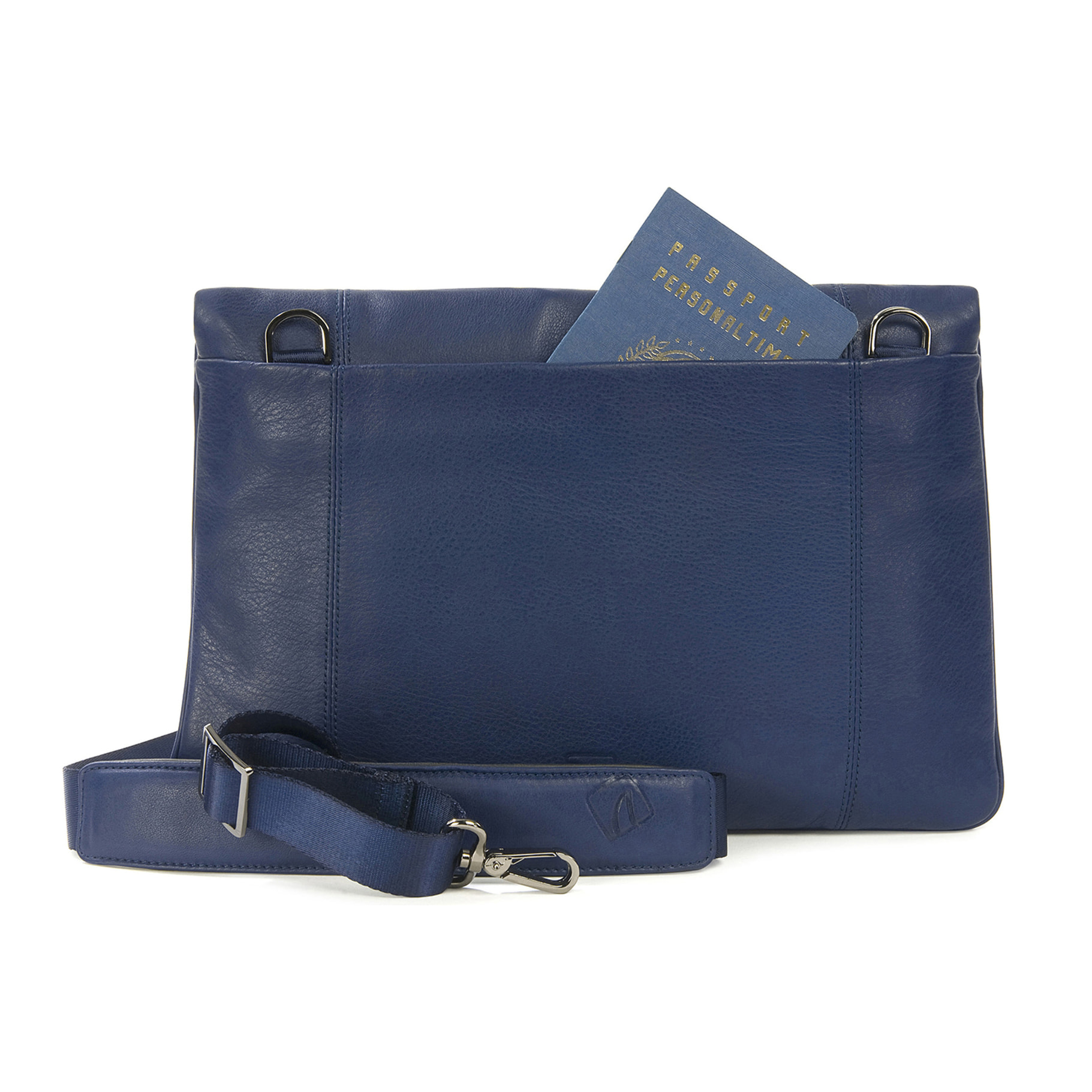 Borsa a tracolla  unisex In Vera pelle Made in Italy 23,5x34x4,5 cm