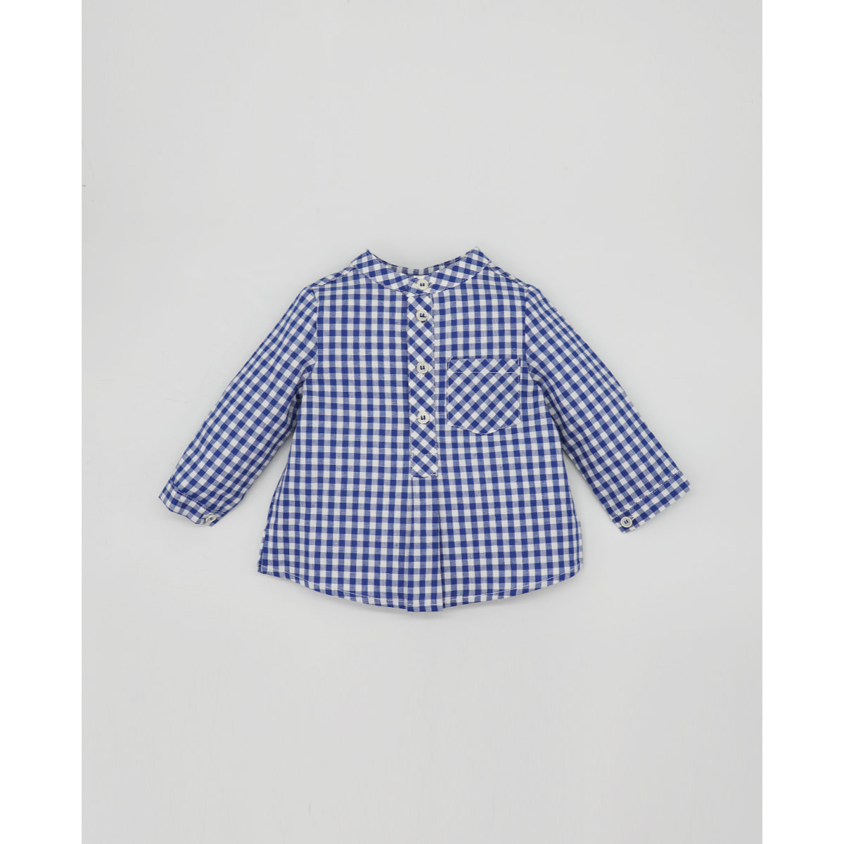 CAMISA CUADROS VICHY AZUL OSCURO