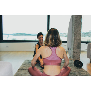 SUJETADOR DEPORTIVO NATURAL MUJER BLUEBALL EN ROSA