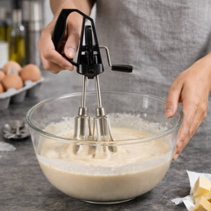 Batidor dos varillas mango negro colección kinvara