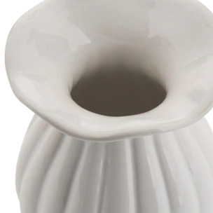 Soliflore Fleur de rose H12,2cm grès