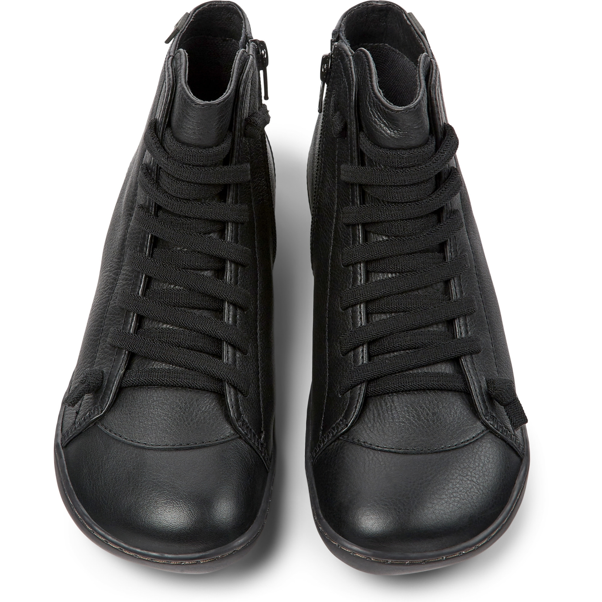 Botines - CAMPER Peu Cami - Negro - Cuero liso