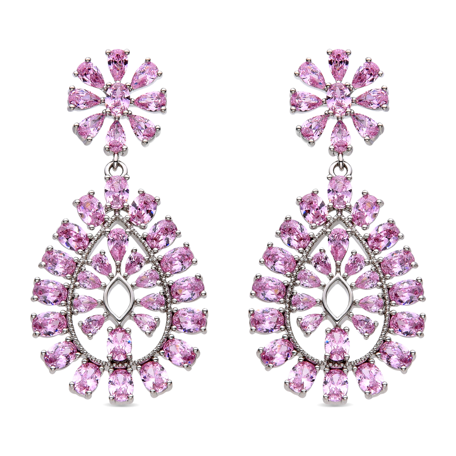 Pendientes Lux by Lux acabados plata