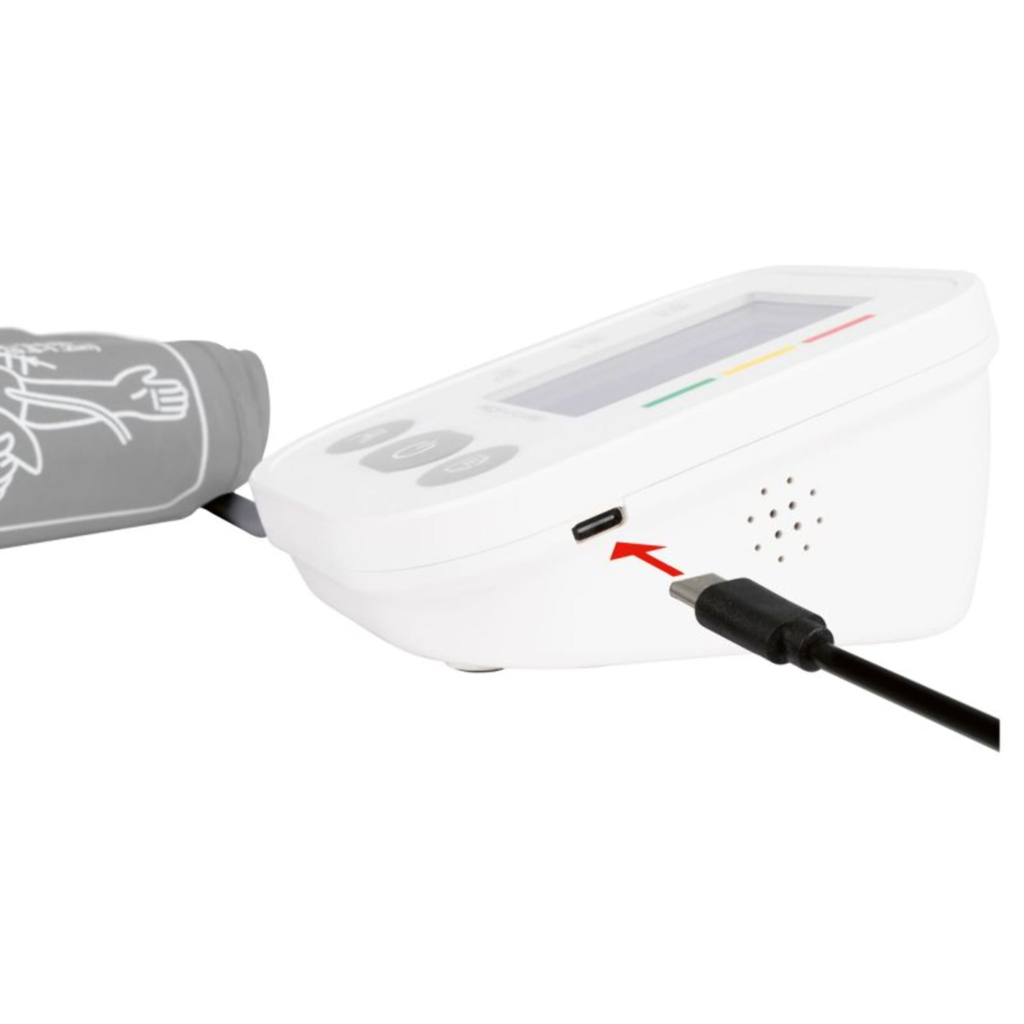 Tensiomètre pour le bras avec indicateur Blanc Proficare PC-BMG3121