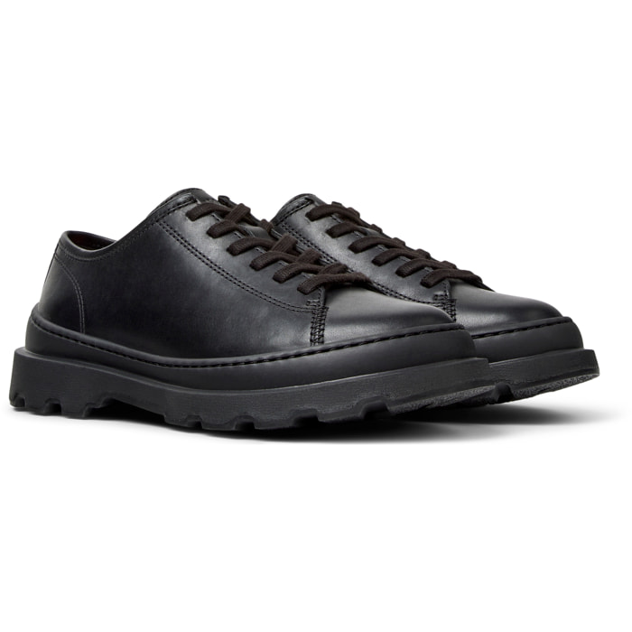 Scarpe stringate - CAMPER Brutus+ - Nero - Pelle liscia