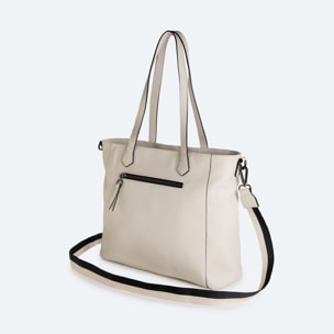 ESSENTIALS SHOPPER WHITE