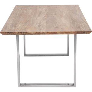 Table Symphony acacia chrome Kare Design