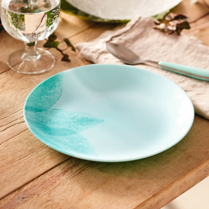 Assiette à dessert turquoise 19 cm Arpegio - Luminarc