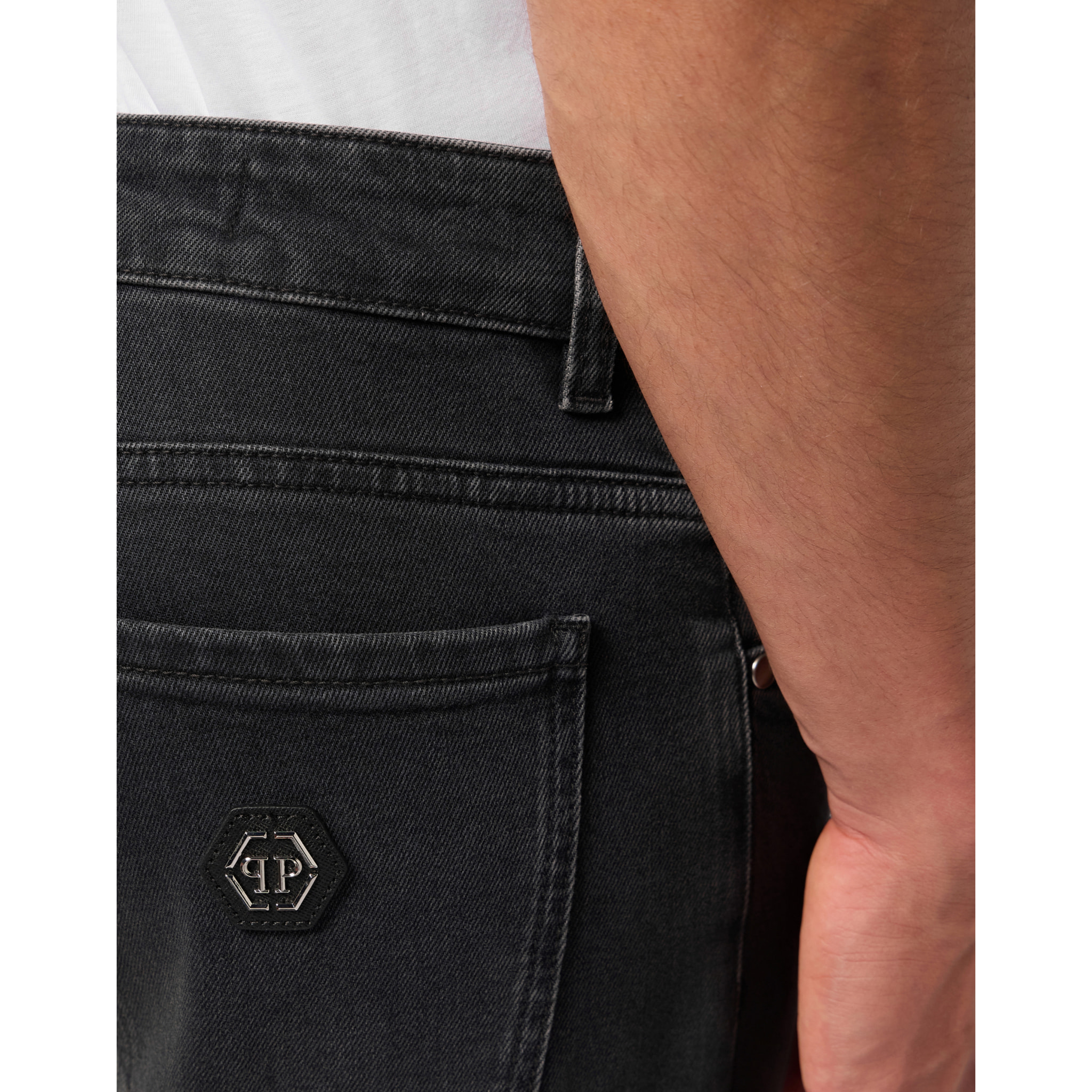 PHILIPP PLEIN Super Straight Cut Jeans Basic
