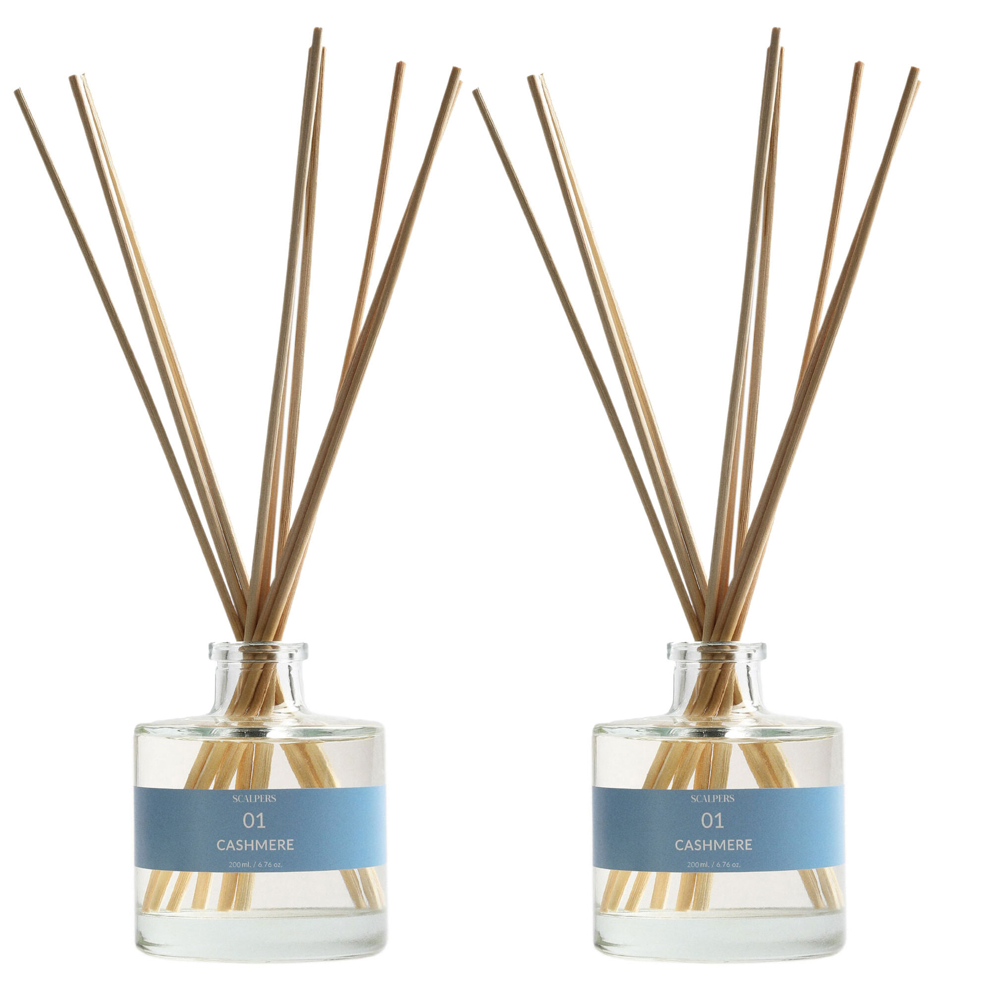 Set de 2 difusores mikado de 200ml aroma cashmere scalpers