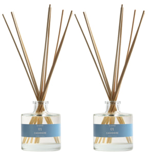 Set de 2 difusores mikado de 200ml aroma cashmere scalpers