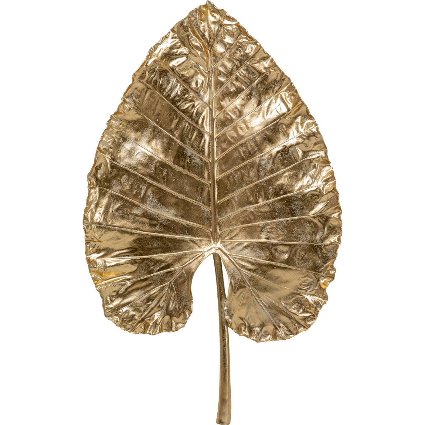 Déco murale XL feuille d'Alocasia dorée 140cm Kare Design