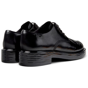 Zapatos de cordones - CAMPER Dean Twins - Negro - Cuero liso