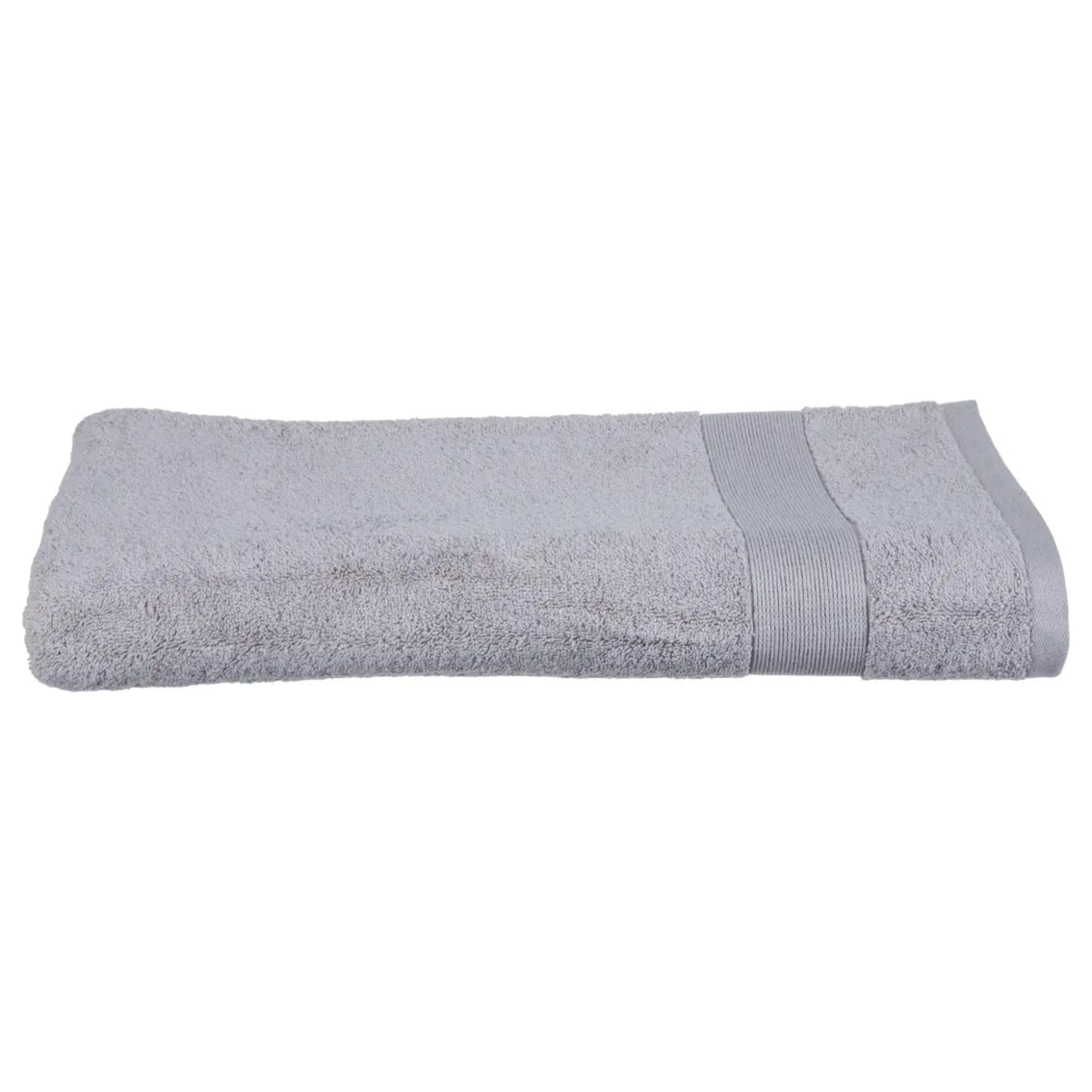 Drap de bain "Essentiel" coton gris taupe 100x150cm
