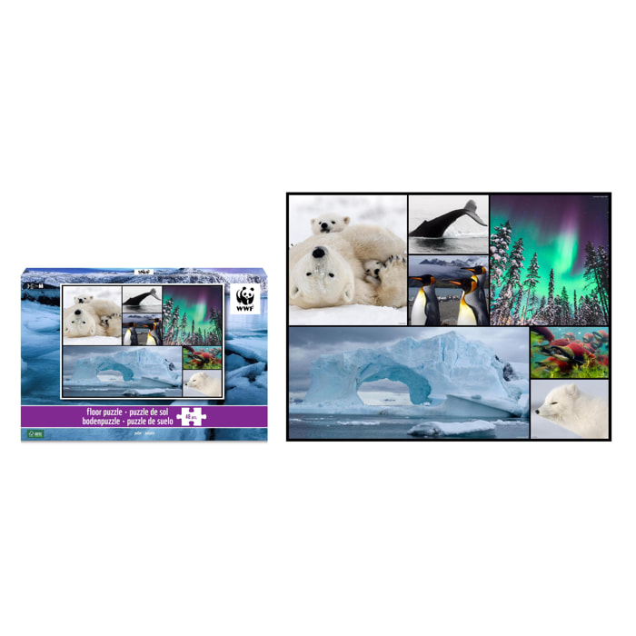 WWF ROMPECABEZAS - REGIONES POLARES 48 PIEZAS
