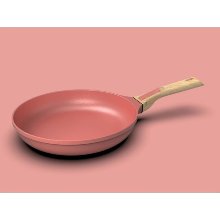 Poêle COOKUT AMOVIBLE 28CM - GUIMAUVE