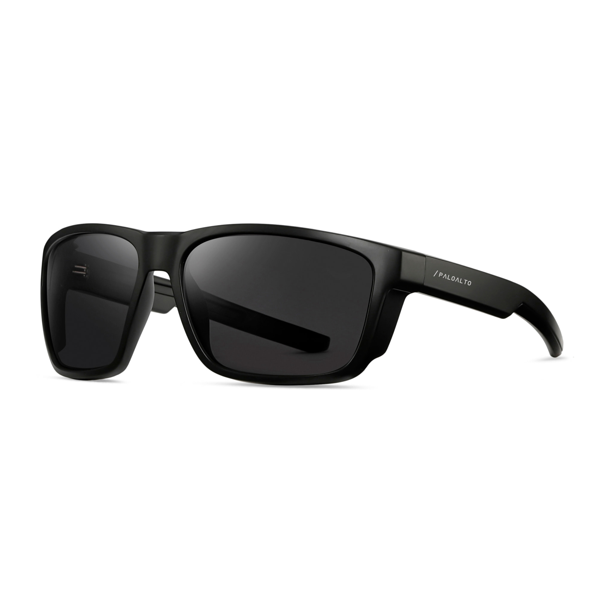 Gafas de sol PALO ALTO KITESURF - Negro mate / Polarizada ahumada