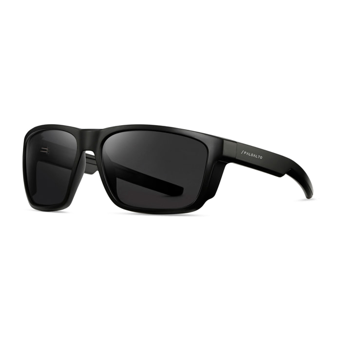 Gafas de sol PALO ALTO KITESURF - Negro mate / Polarizada ahumada