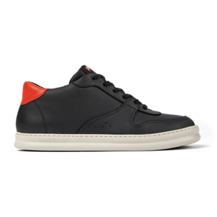 Stivali stringati - CAMPER Runner Four - Nero - Pelle liscia