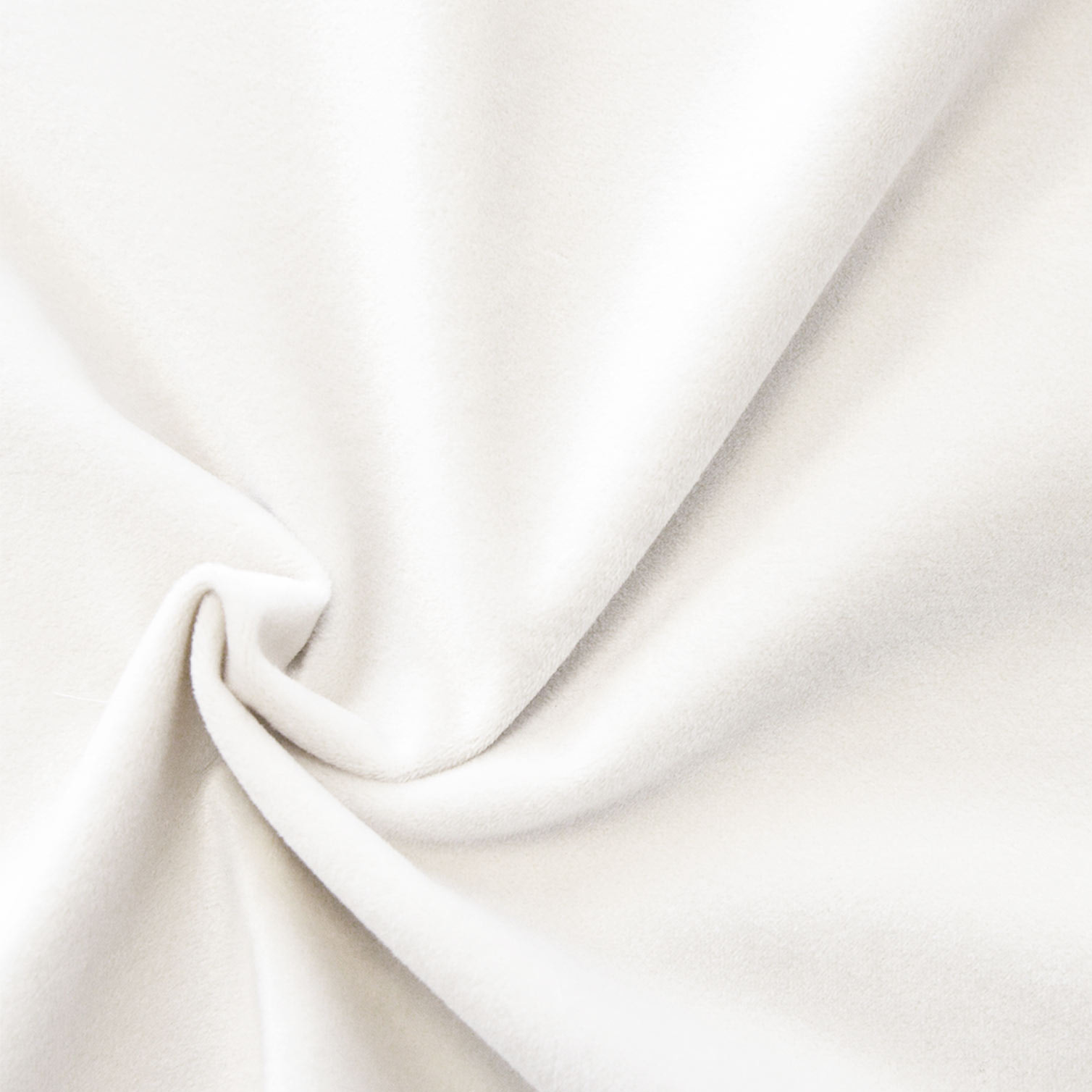 Rideau en velours feutré uni - Blanc