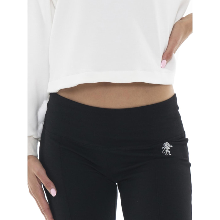 Leggings da donna scampanati Leone Black'n White