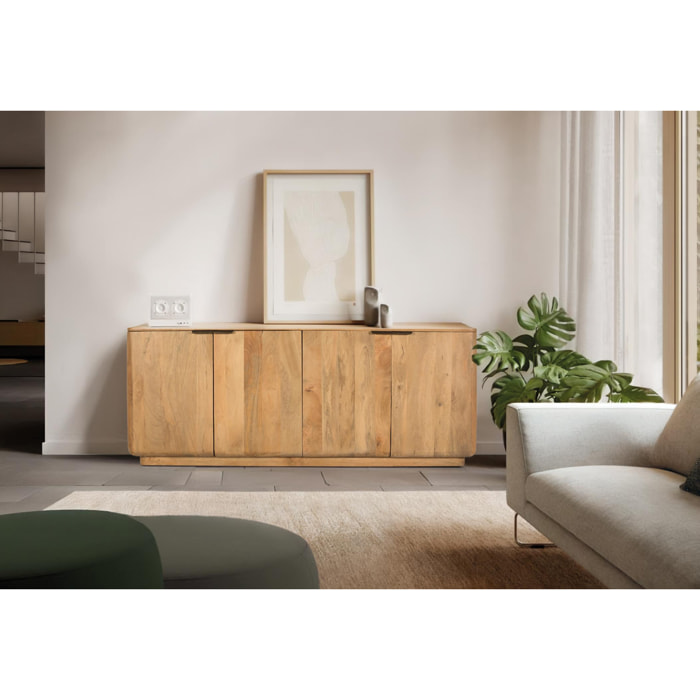 Aparador de Madera de Mango Estilo Rústico Moderno