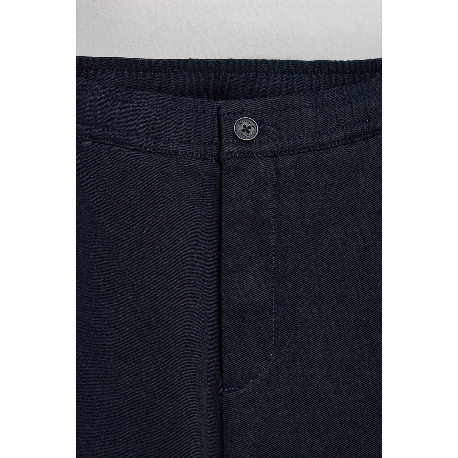 Pantaloni Trent blu marino con elastico in vita e particolari Polo Club