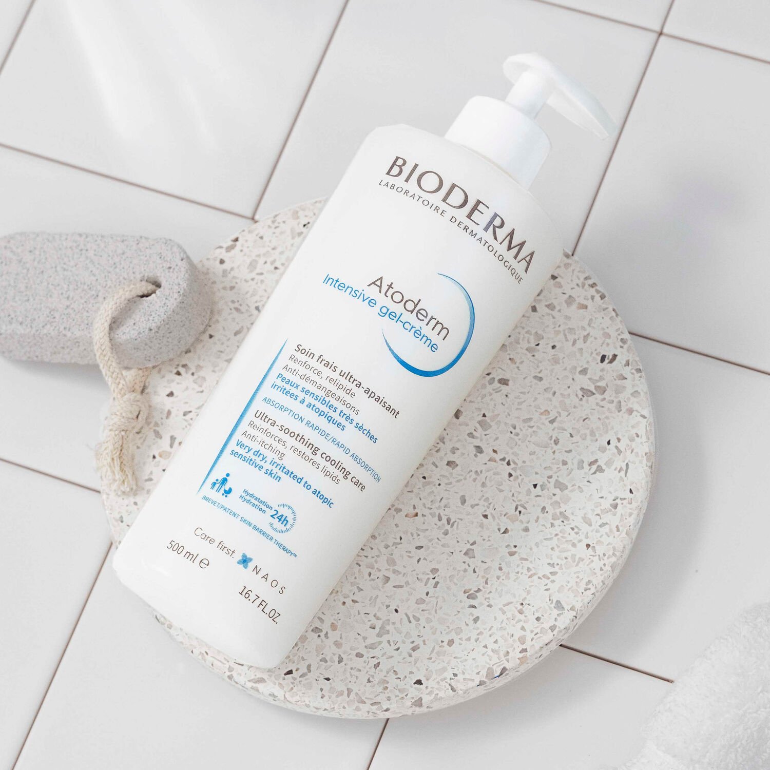 Atoderm Intensive Gel-Crème - Soin Frais Ultra-Apaisant Peaux sensibles