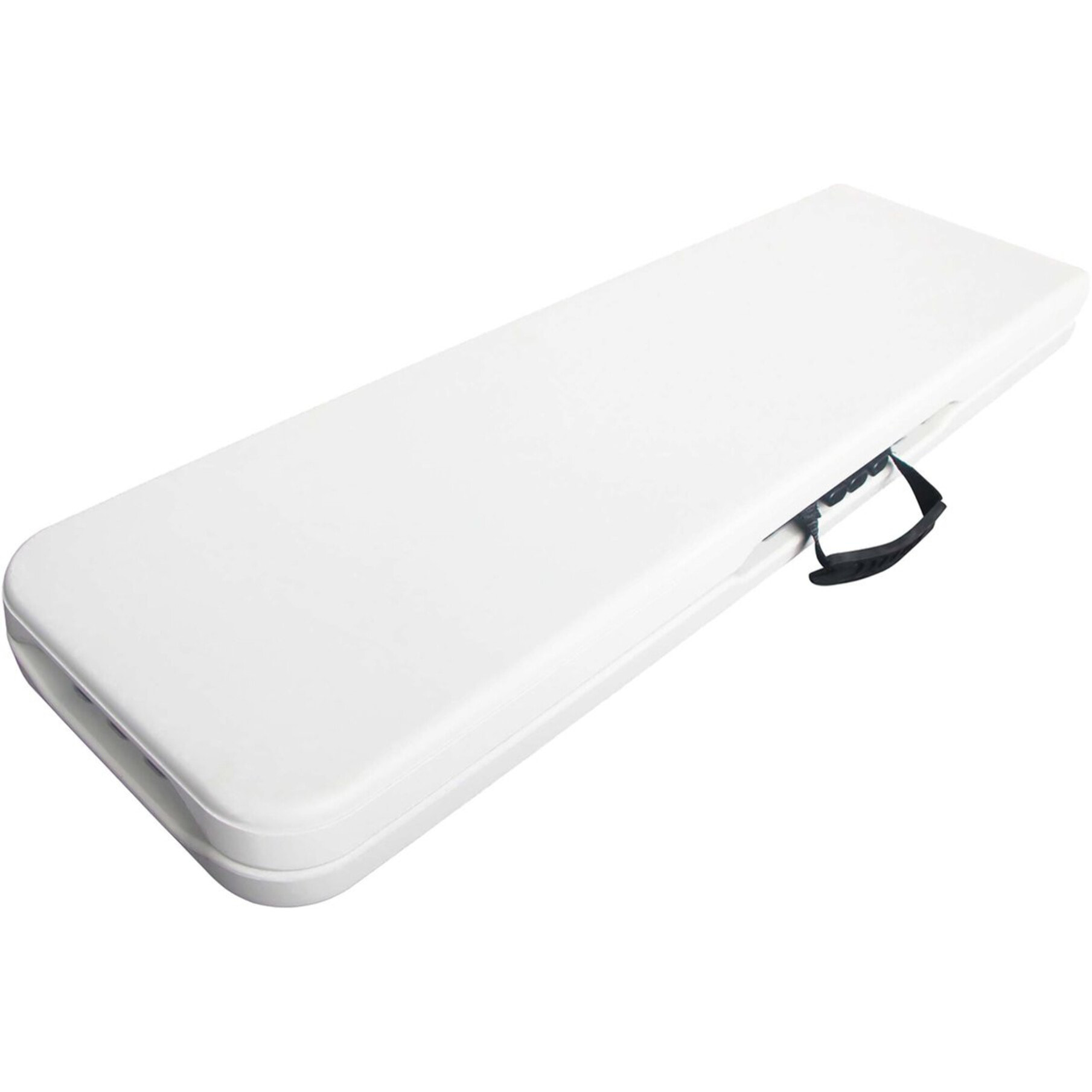 Banc pliant en métal "Foldy" - 183 x 29 x 42 cm - Blanc