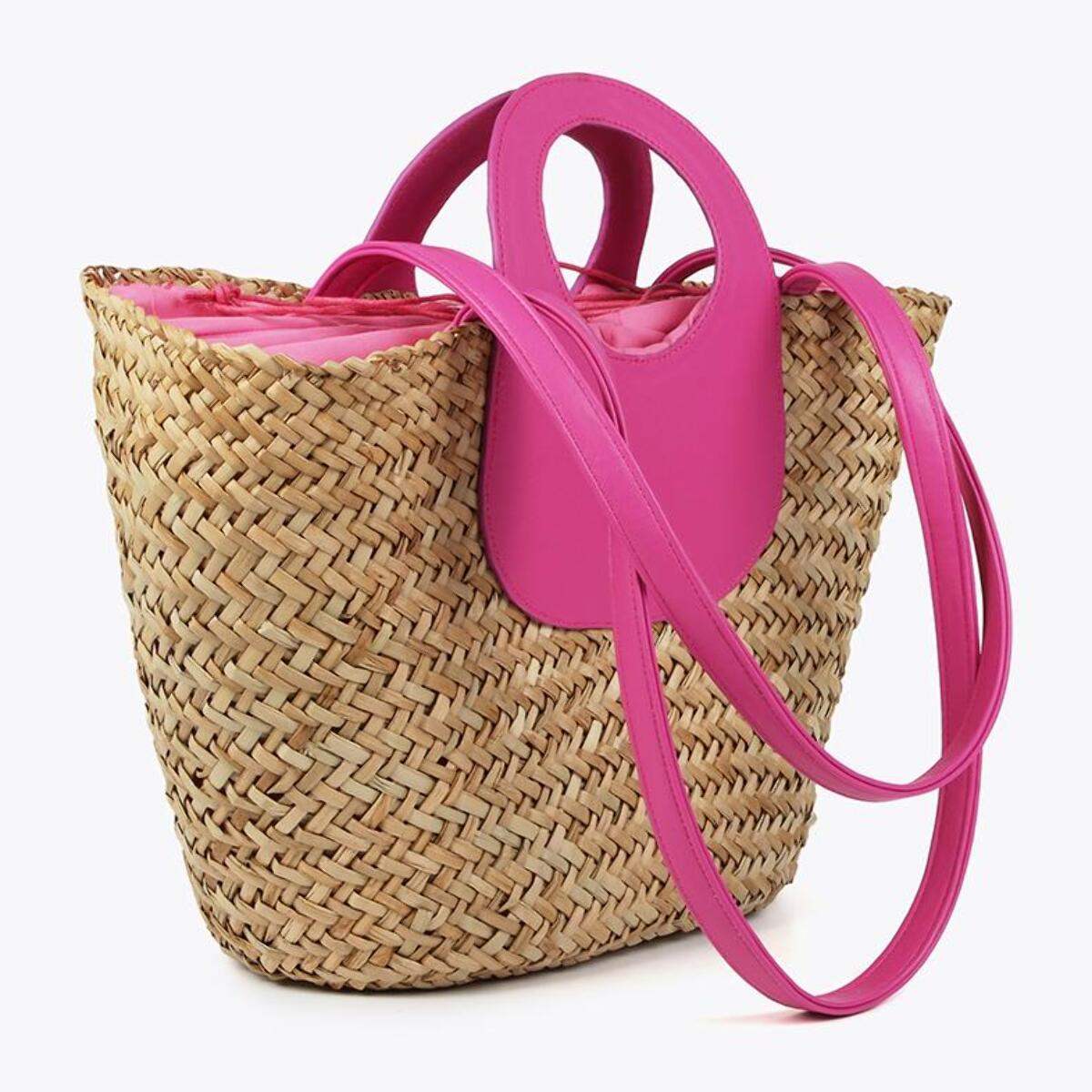 Borsa a cesta grande con borchie