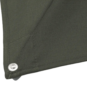 Parasol déporté carré inclinable Melhia 3x3 m vert laurier