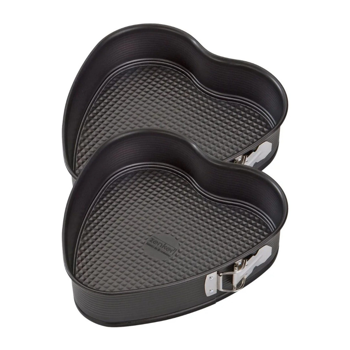 Lot de 2 moules à gâteaux 27/25 cm en acier Spécial créative Spécial créative Zenker  Spécial créative