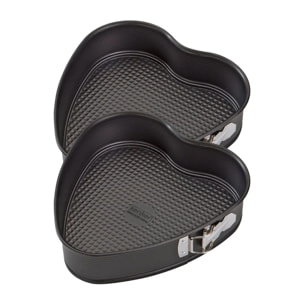 Lot de 2 moules à gâteaux 27/25 cm en acier Spécial créative Spécial créative Zenker  Spécial créative
