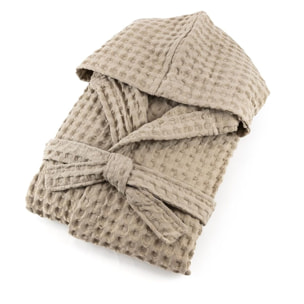 INTRECCI HOME Accappatoio Uomo e Donna, in Morbido Cotone 300 g, , Morbidezza Extra, Avvolgente, con Cappuccio e Tasche, Elegante e Confortevole,