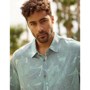 Camisa Manga Corta Verde - Folded