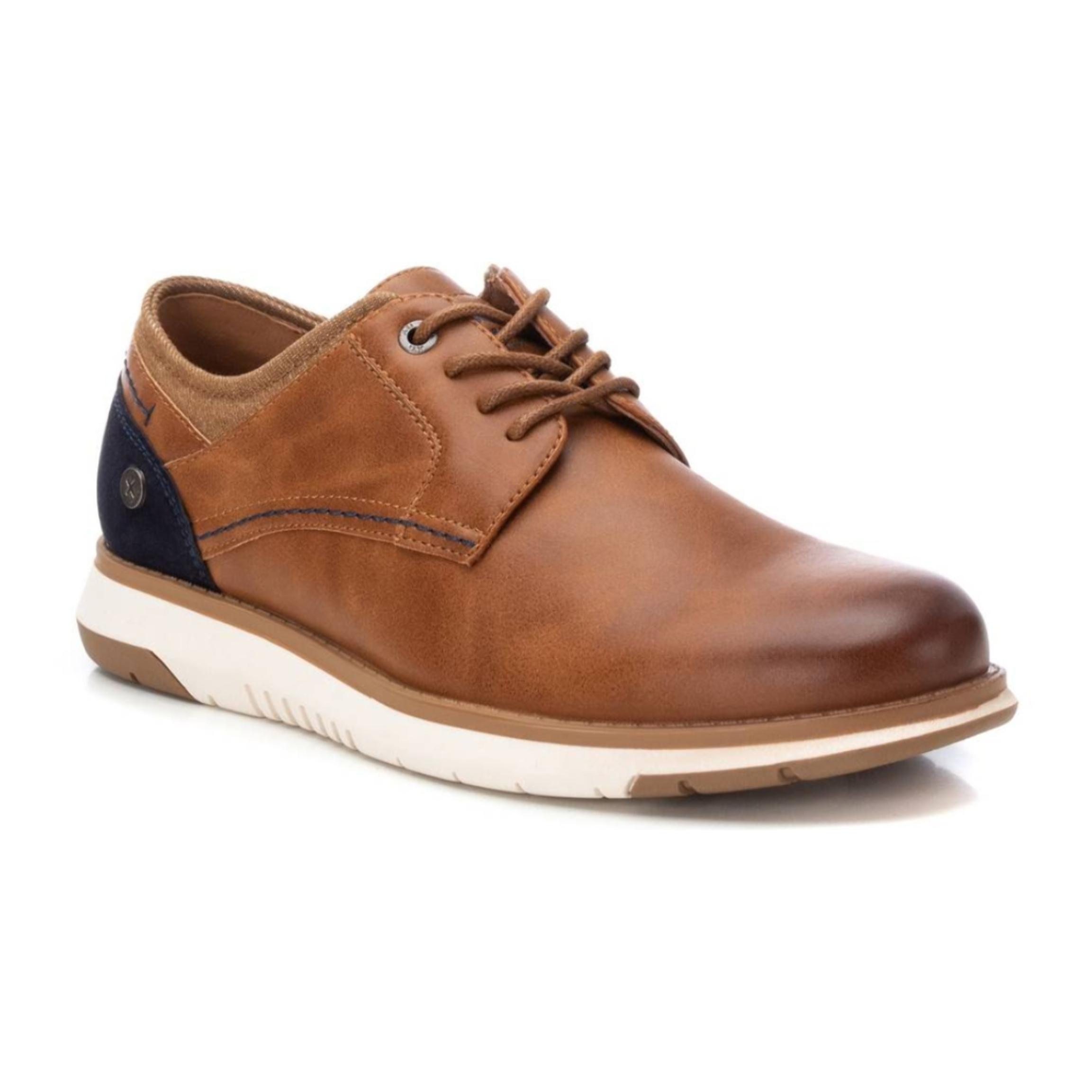 Zapato blucher/derby camel