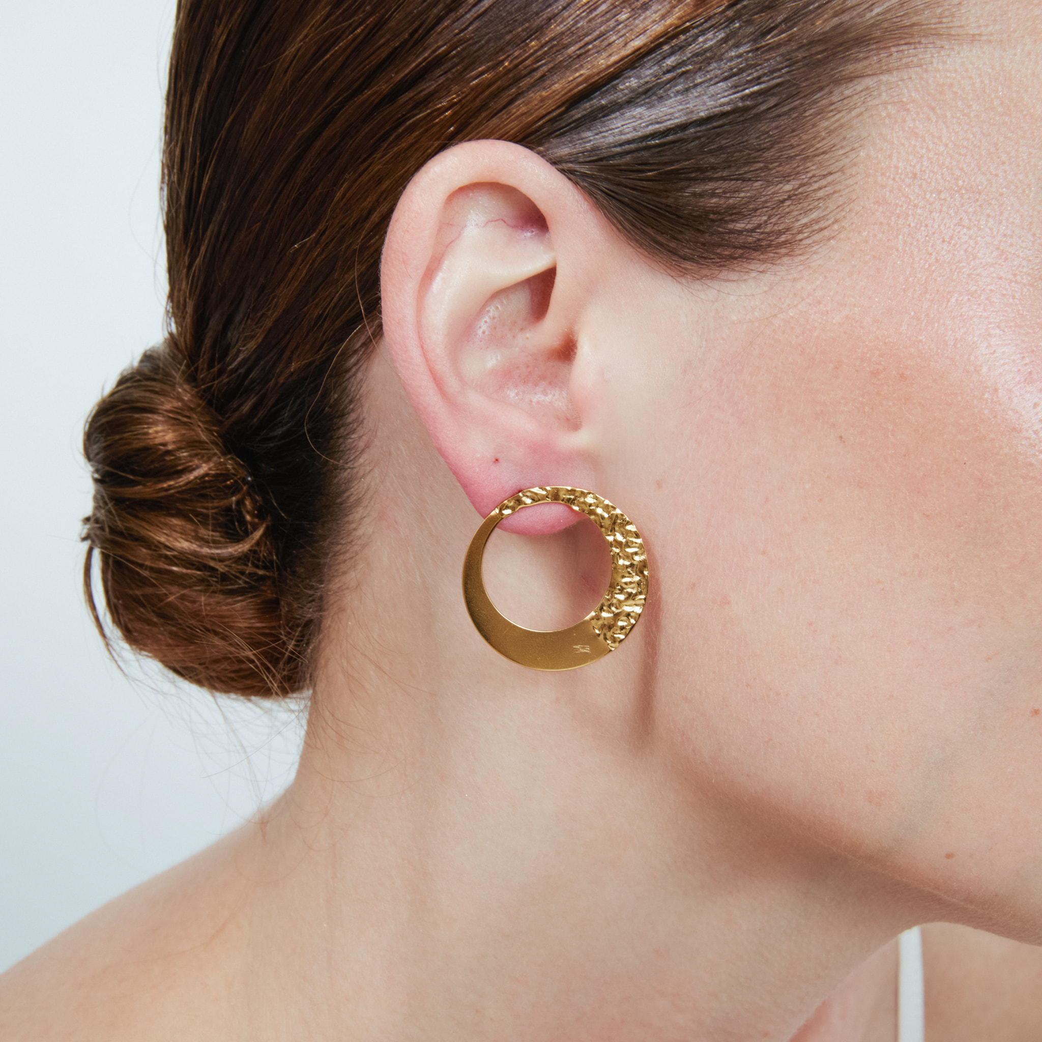 Pendientes Lornol acabado oro amarillo 18k