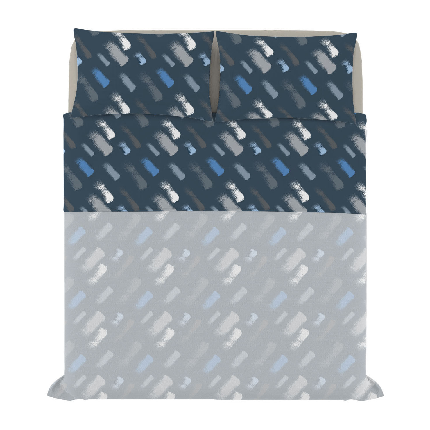 COMPLETO LETTO FANTASY, 100% Microfibra - GESSETTI