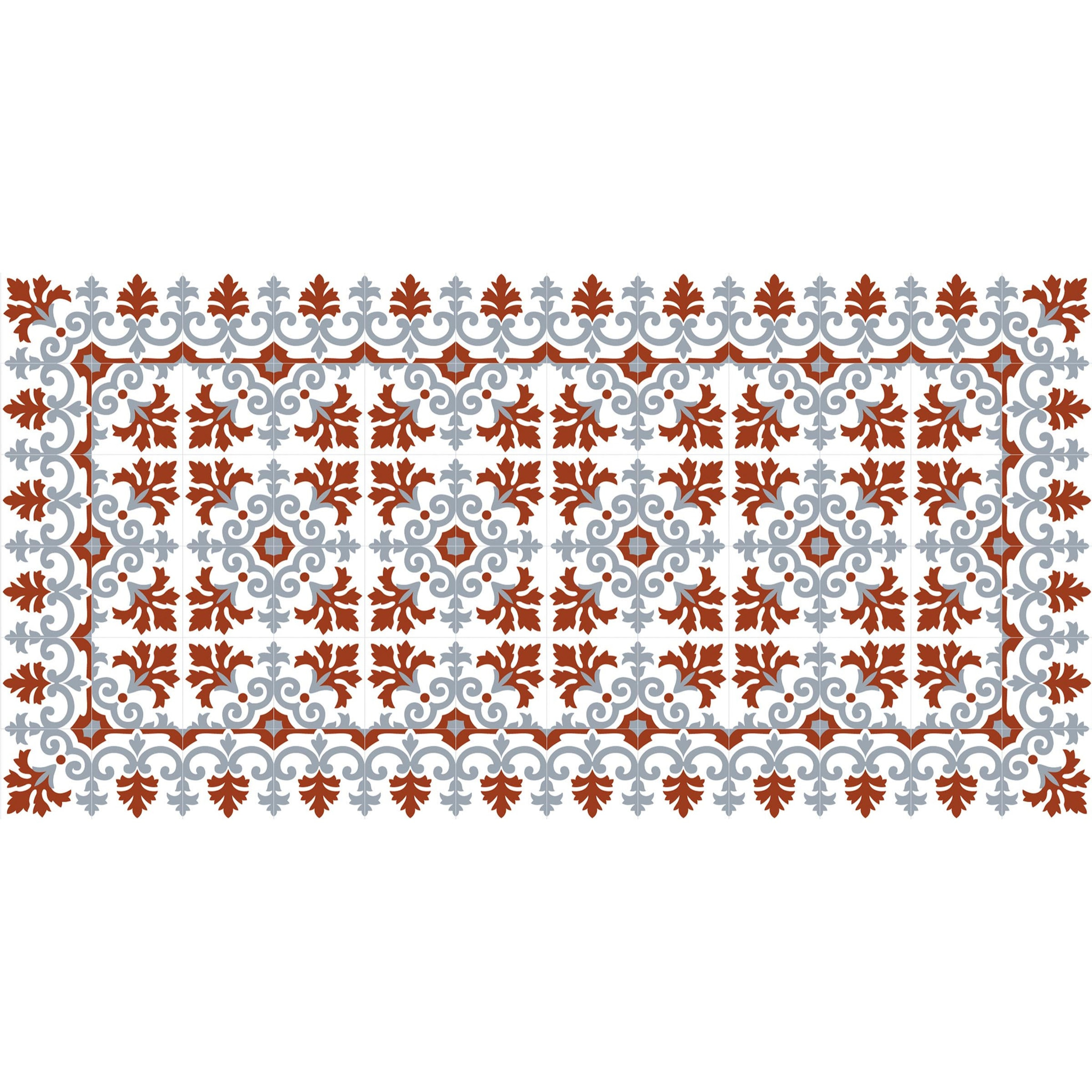 Alfombras vinílicas de Ceramiko - Montaner rojo