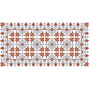 Alfombras vinílicas de Ceramiko - Montaner rojo