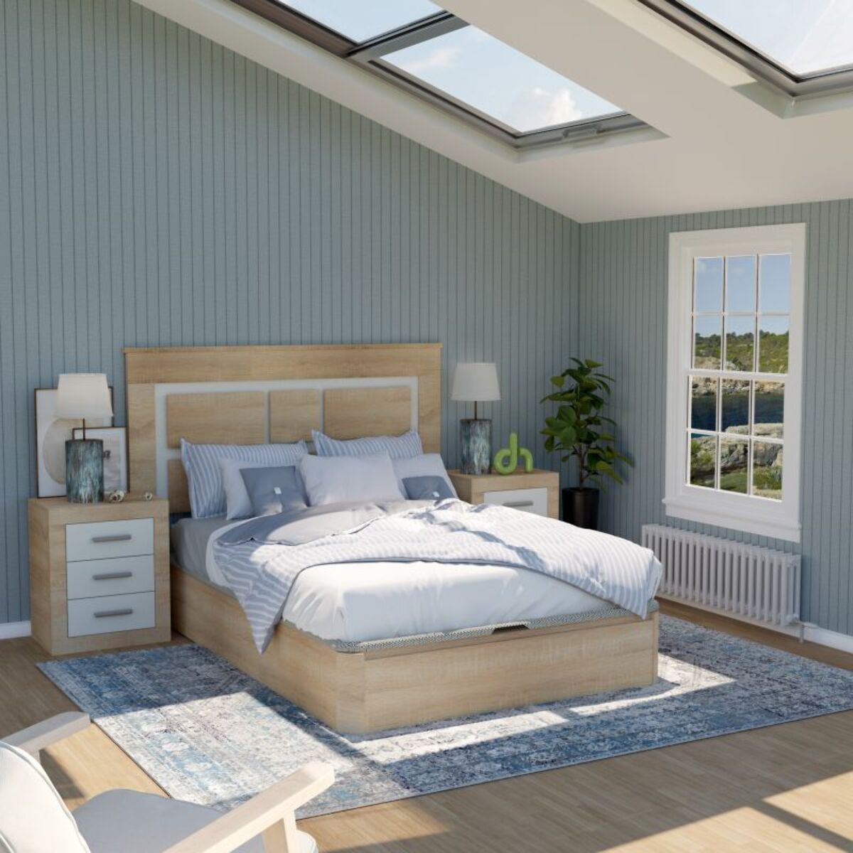 Canapé Luxury 3D Roble