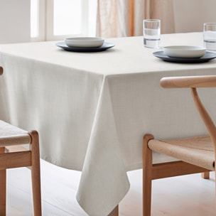 Nappe unie anti-taches BRIA NATUREL